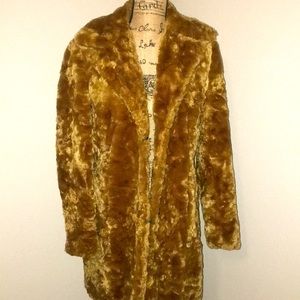 INC faux fur coat